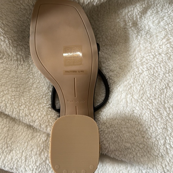 Dolce vita nancie black natural sandal - Picture 3 of 4